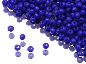 Грановані китайські ронделі 1 мм Baltic Blue