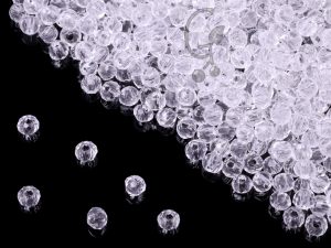 Грановані китайські ронделі 1 мм Crystal