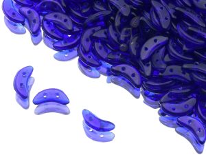 Намистини Crescent 10×3 мм Cobalt