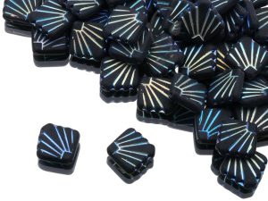 Намистини Diafan 17×17 мм Jet Matte Full AB