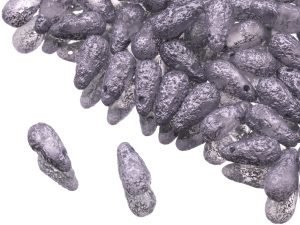 Намистини Краплі 5×10 мм Crystal Silver Finish