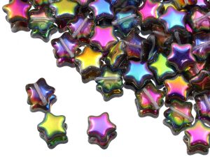 Намистини Зірочки 12 мм Crystal Vitrail Medium