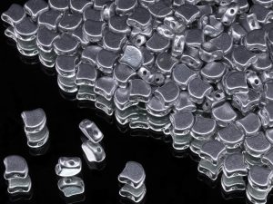 Намистини Ginkgo 7,5 мм Crystal Aluminium Silver