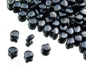 Намистини Ginkgo 7,5 мм Jet Hematite