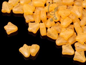 Намистини Лілеї 9 мм Crystal Harvest Yellow