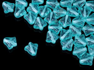 Намистини Лілеї 9 мм Crystal Milky Turquoise
