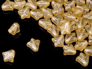 Намистини Лілеї 9 мм Crystal Milky Yellow