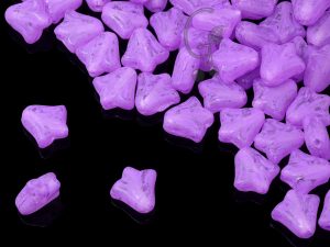 Намистини Лілеї 9 мм Crystal Silk Lavender