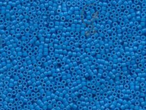 Намистини Бісер Miyuki Delica 11/0 Dyed Opaque Capri Blue (DB659)