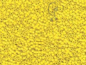 Намистини Бісер Miyuki Delica 11/0 Opaque Yellow (DB721)