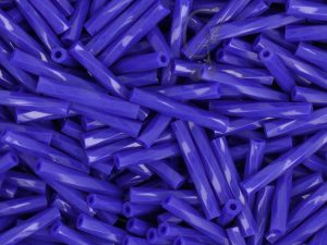 Стеклярус кручений 12 мм Miyuki Opaque Cobalt (12-414)