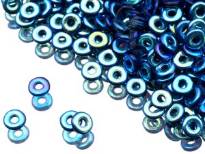 Намистини O bead 4×1 мм Jet Full AB