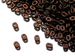 Намистини One Bead 3,5×5 мм Jet Bronze