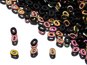 Намистини One Bead 3,5×5 мм Jet Vitrail
