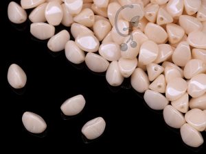 Намистини Pinch 5×3 мм Chalk White Champagne Luster