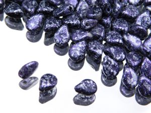 Намистини Pip 5×7 мм Jet Tweedy Violet