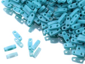 Намистини Miyuki Quarter Tila Opaque Turquoise Green (QTL412)