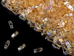 Намистини Miyuki Quarter Tila Transparent Light Topaz AB (QTL251)