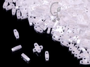Намистини Miyuki Quarter Tila White Pearl Ceylon (QTL420)