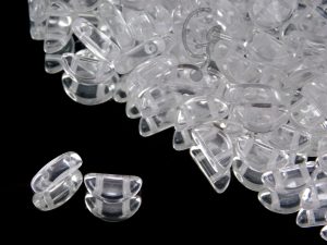 Намистини Semi Circle 10×5 мм Crystal
