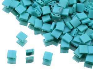 Намистини Miyuki Tila Opaque Turquoise Green (TL412)