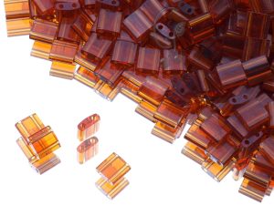 Намистини Miyuki Tila Transparent Dark Topaz (TL134)
