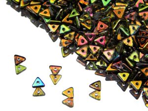 Намистини Tri-bead 4,5 мм Crystal Magic Green