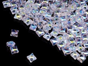 Намистини WibeDuo 8 мм Crystal AB