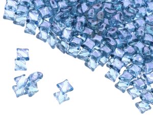 Намистини WibeDuo 8 мм Crystal Baby Blue Luster