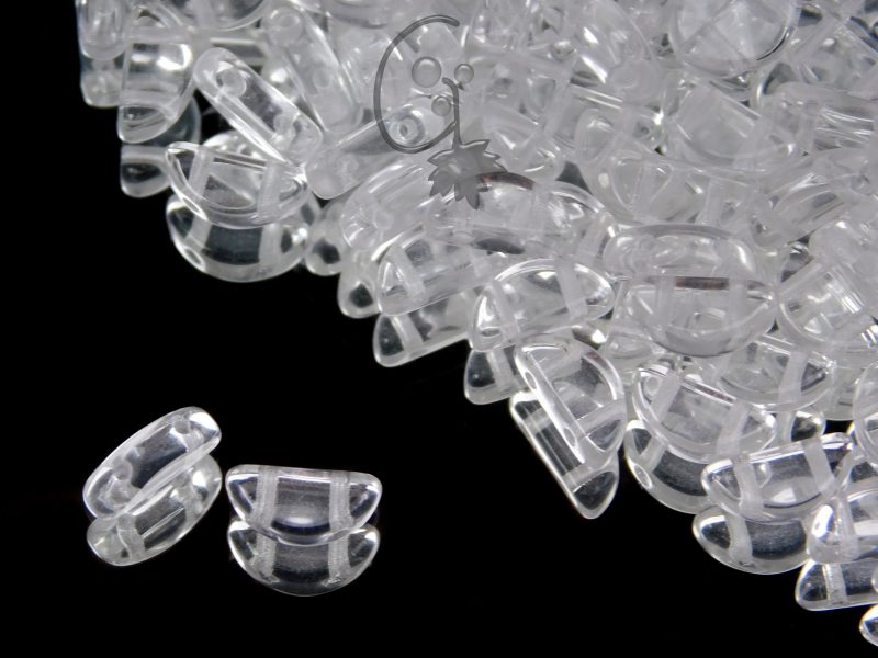 Semi Circle Beads Crystal