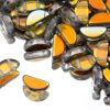 Semi Circle Beads Crystal Marea