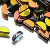 Semi Circle Beads Crystal Vitrail Full