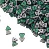 Tri-bead 4,5 mm Peridot Labrador Matted