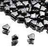 2-hole Bell 8x5 mm Chalk White Full Chrome