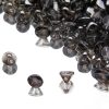 Button Bead Crystal Chrome