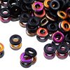 Glass Rings Jet Sliperit