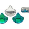 Ginkgo Bead Backlit Aquamarine