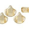 Ginkgo Bead Luster Transparent Champagne
