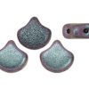 Ginkgo Bead Polychrome Orchid Aqua