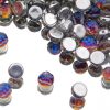 2-hole Baroque Cabochon Backlit Vapor