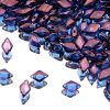 GemDuo Beads Luster Transparent Amethyst
