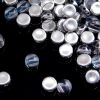 2-hole Cabochon Crystal Underlit Periwinkle