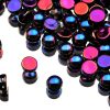 2-hole Cabochon Jet Full Sliperit